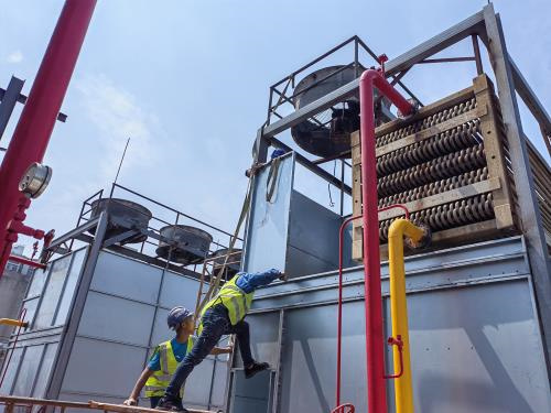 密閉式冷卻塔使用浮球閥有什么好處(開